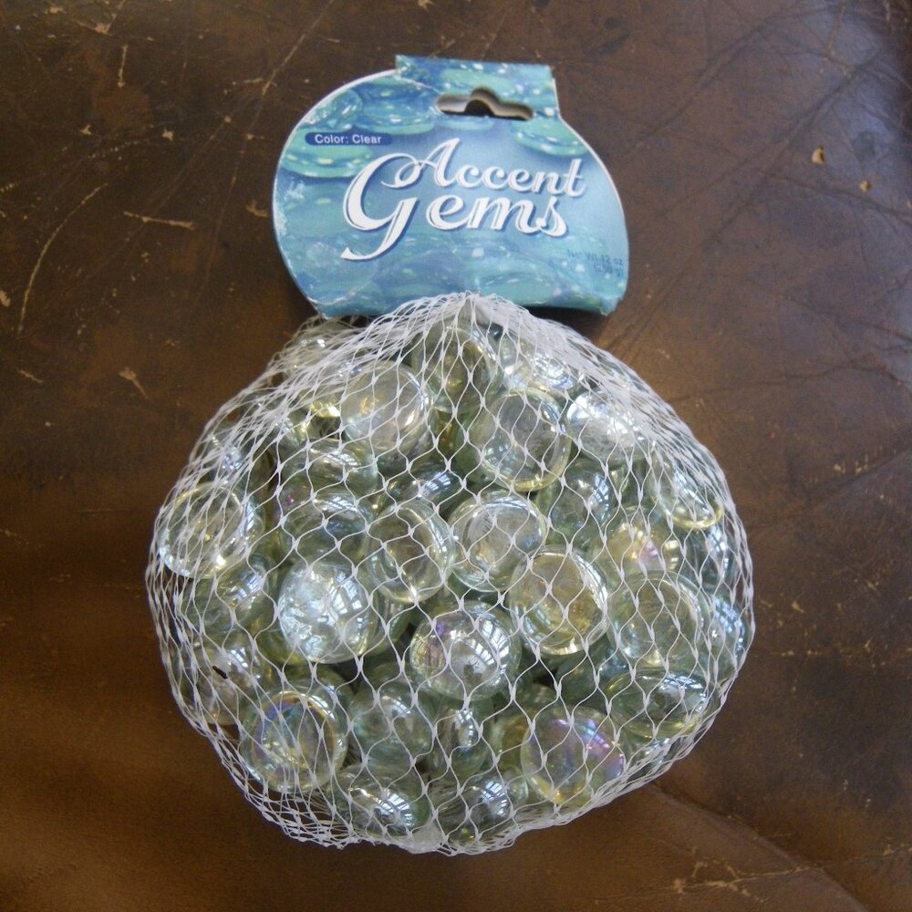 Glass Gems Dome Vase Filler Decorative Beads Marble Pebbles Stones Craft Decor
